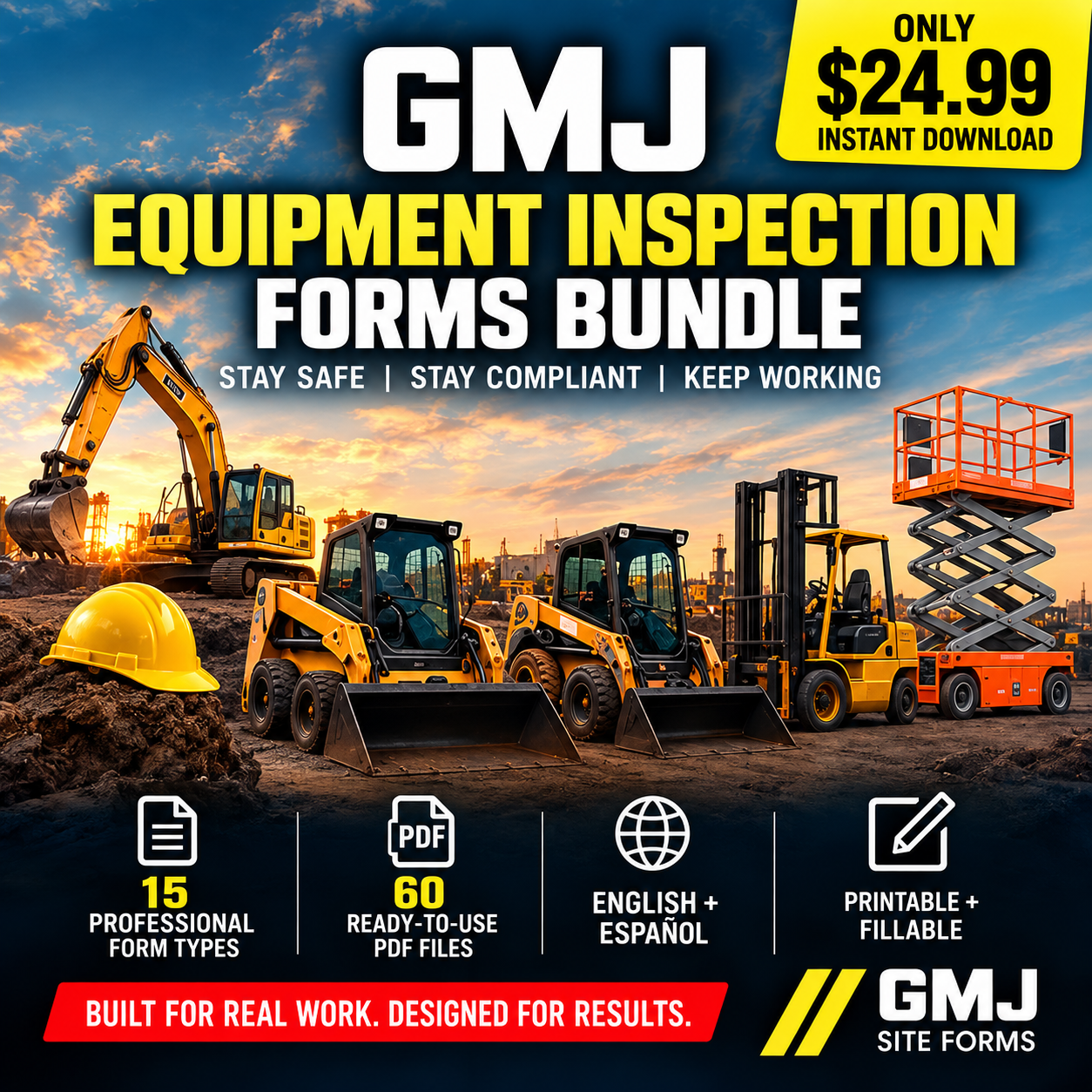 Equipment Inspection Forms Bundle Professional Edition cover