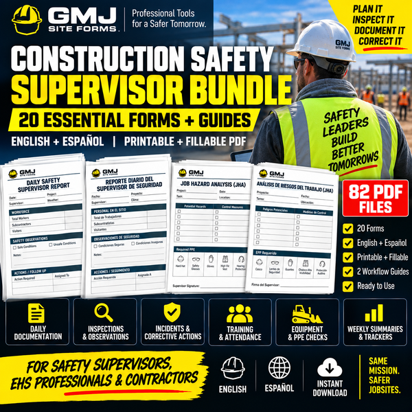 Construction Safety Supervisor Bundle cover